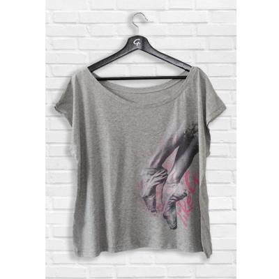 Crop top gris