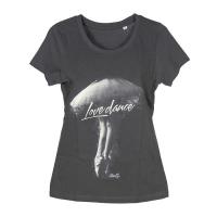 Likeg medium fit tee shirt love dance 