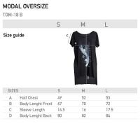 Likeg oversize tee shirt modal taille
