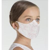 Masque enfant fleur rose