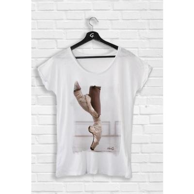 Tee shirt pointes blanc