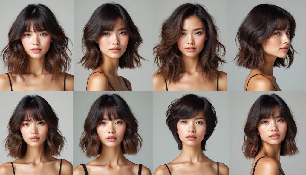 découvrez des coupes de cheveux adaptées aux visages allongés pour adoucir vos traits et mettre en valeur votre silhouette avec style.
