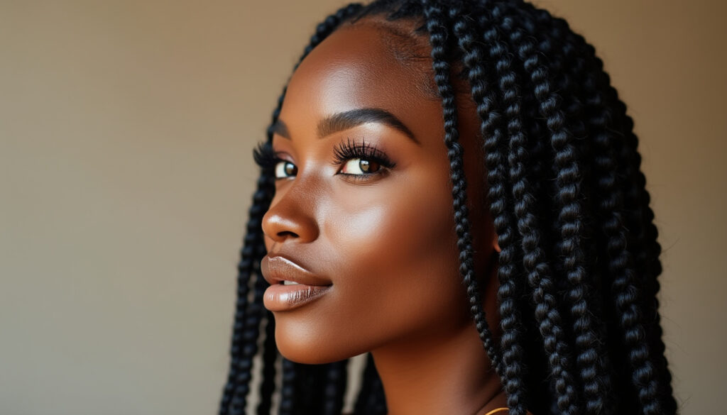 découvrez des idées coiffures afro stylées et faciles à porter avec des nattes collées. inspirez-vous pour un look tendance et naturel au quotidien.