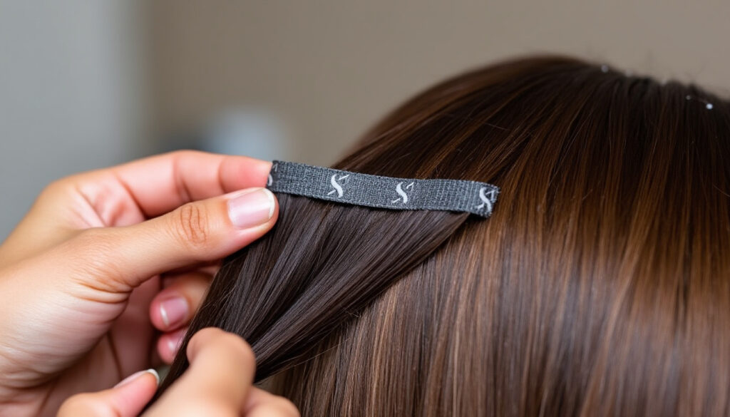 découvrez nos extensions cheveux à bandes adhésives pour une pose rapide, facile et un résultat naturel qui sublime votre coiffure en un instant.