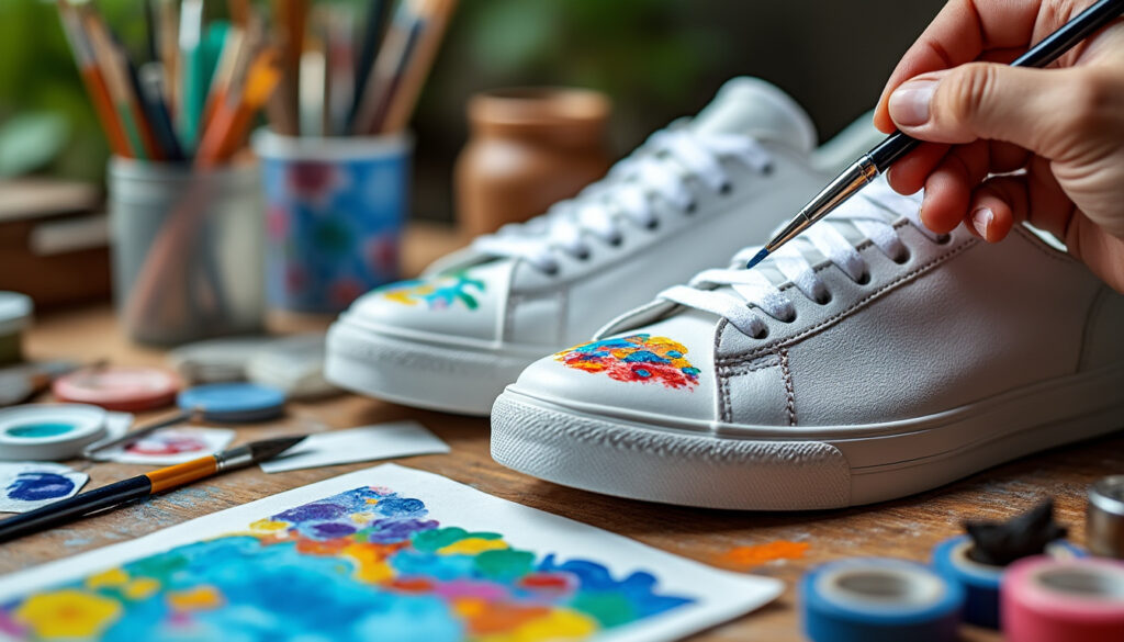 découvrez nos astuces pour peindre vos sneakers et réussir une customisation unique et durable. guide complet pour transformer vos chaussures en œuvres d'art personnalisées.