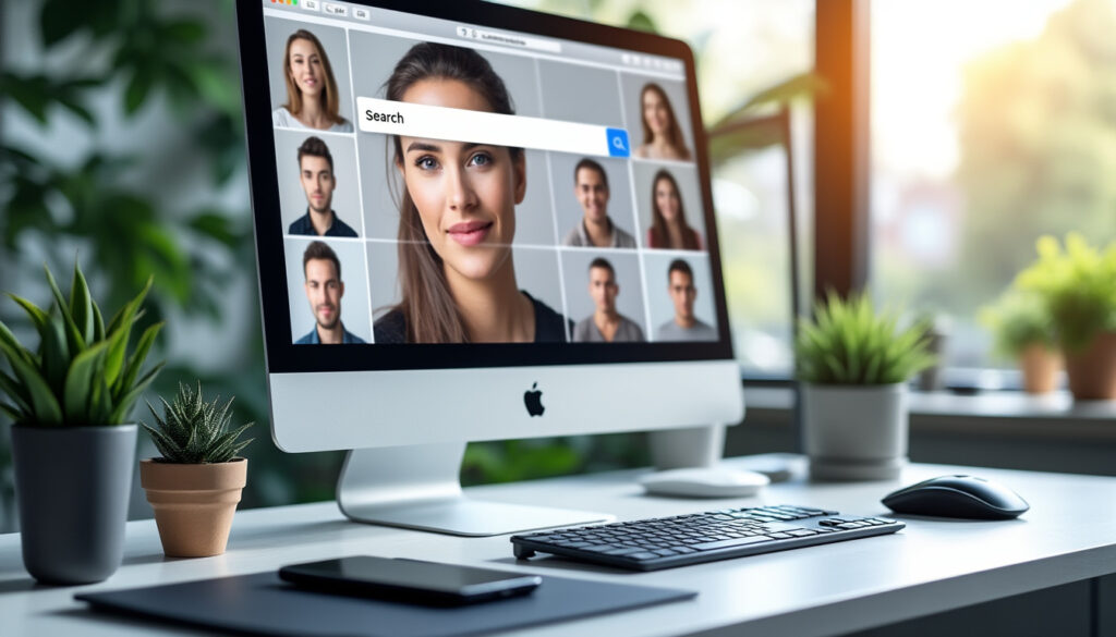 découvrez comment rechercher un visage en ligne et trouver une personne à partir d'une photo grâce à nos méthodes simples et efficaces.