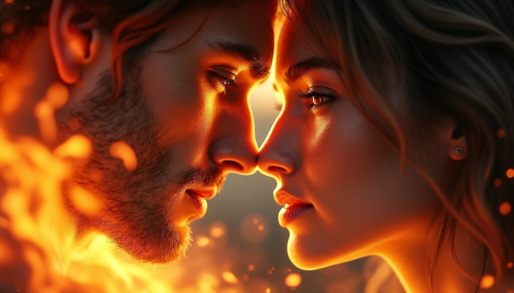découvrez les signes d'un regard intense de flamme jumelle et explorez la connexion profonde qui unit ces âmes sœurs uniques.