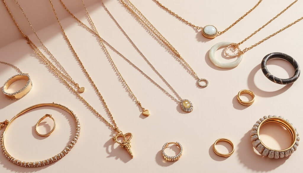 découvrez notre collection de bijoux fantaisie pour femme : colliers, bracelets et bagues tendances pour sublimer votre style au quotidien.